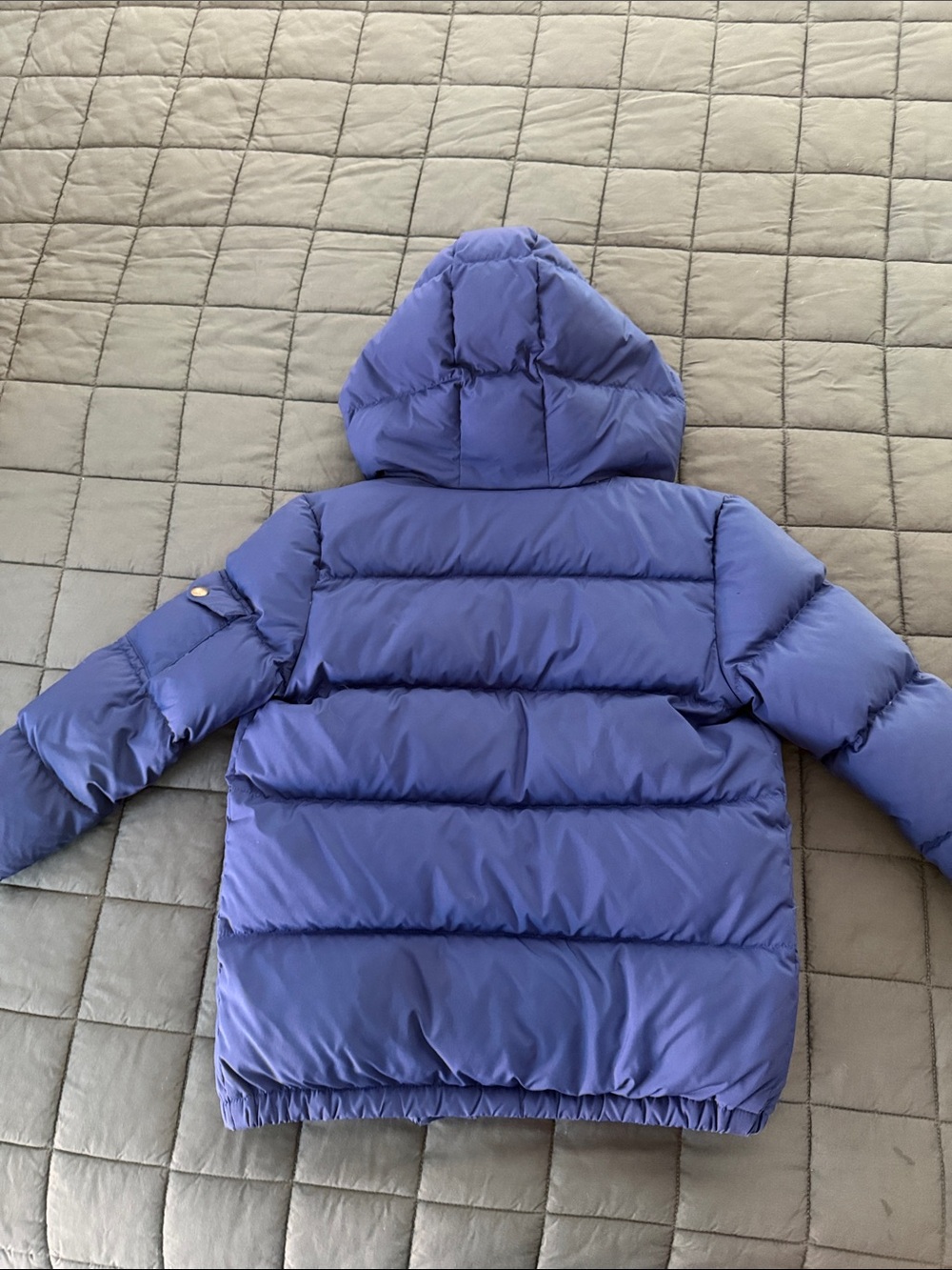 Polo by Ralph Lauren Kids Blue Puffer Jacket with Red Lining - Picture 4 of 5
